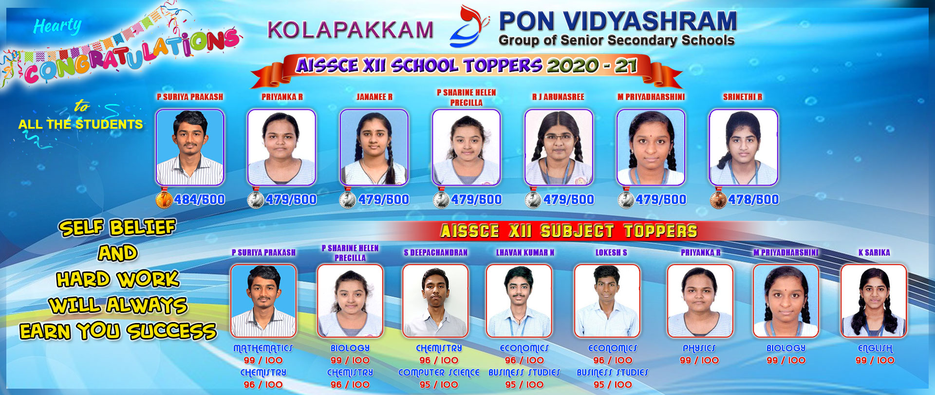 Pon Vidyashram Group Of Senior Secondary Schools