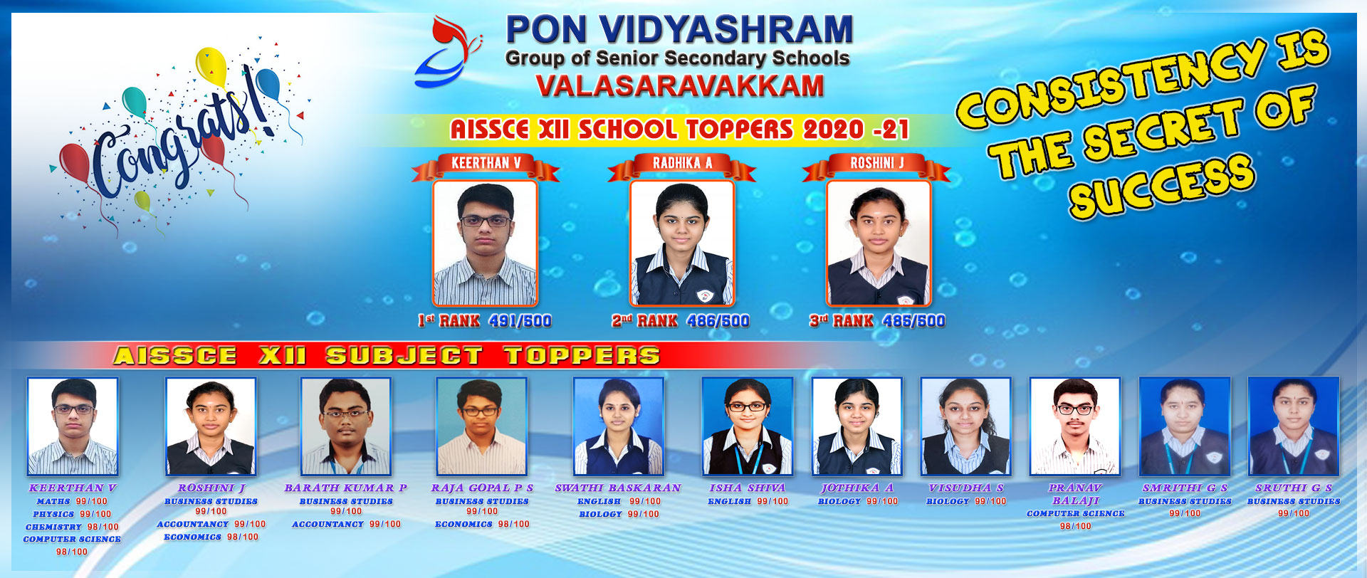 Pon Vidyashram Group Of Senior Secondary Schools